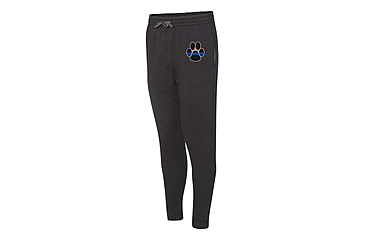 Image of Thin Blue Line Joggers - , Paw, Black - PAW-TBL-JOGGERS-BLK-L