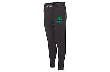 Image of Thin Blue Line Joggers, Shamrock, Black - STPAT-TBL-JOGGERS-BLK-XXL