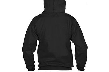 Image of Thin Blue Line Men's Classic Hoodie - TBL-H-BIG-LOGO-BLACK-XXL