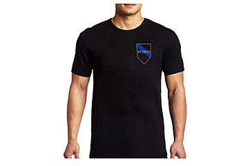 Image of Thin Blue Line Men's Retired Shirt - Men's-RET-BLUE-XXL