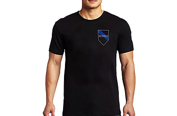 Image of Thin Blue Line Mens Retired Shirt - Mens-RET-BLUE-LARGE