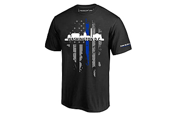 Image of Thin Blue Line T-shirt - Dc Large, - DC-LRG-TBL-SHIRT-BLK-2XL
