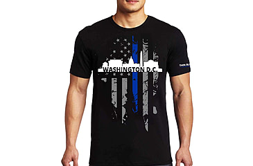 Image of Thin Blue Line T-shirt - Dc Large, - DC-LRG-TBL-SHIRT-BLK-L