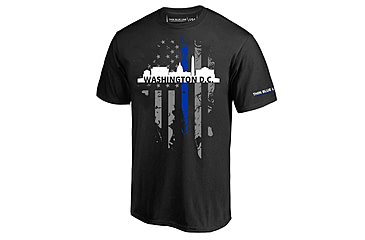 Image of Thin Blue Line T-shirt - Dc Large, - DC-LRG-TBL-SHIRT-BLK-L