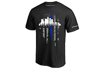 Image of Thin Blue Line T-shirt - La Large, - LA-LRG-TBL-SHIRT-BLK-2XL