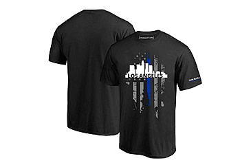 Image of Thin Blue Line T-shirt - La Large, - LA-LRG-TBL-SHIRT-BLK-L