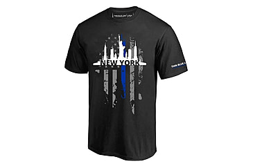 Image of Thin Blue Line T-shirt - Ny Large, - NY-LRG-TBL-SHIRT-BLK-2XL