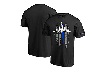 Image of Thin Blue Line T-shirt - Ny Large, - NY-LRG-TBL-SHIRT-BLK-M