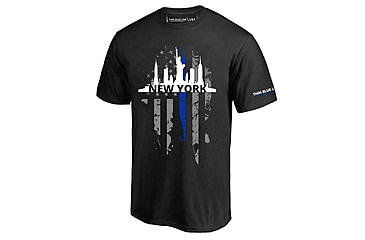 Image of Thin Blue Line T-shirt - Ny Large, - NY-LRG-TBL-SHIRT-BLK-M