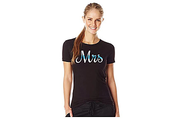 Image of Thin Blue Line Women's - 3/4 Sleeve, Mrs - WOM-34-MRS-XXL