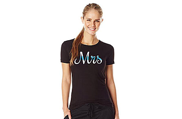 Image of Thin Blue Line Womens - 3/4 Sleeve, Mrs - WOM-34-MRS-LARGE