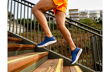 Image of Topo Athletic Atmos Road Running Shoes - Mens, Navy/White, 10, M069-100-NAVWHT