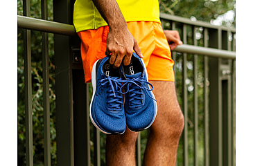 Image of Topo Athletic Atmos Road Running Shoes - Men's, Navy/White, 10, M069-100-NAVWHT