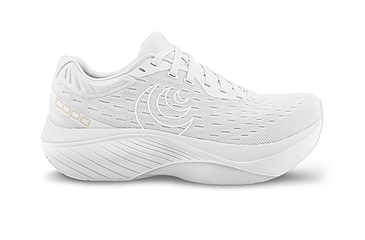 Image of Topo Athletic Atmos Road Running Shoes - Mens, White/White, 10, M069-100-WHTWHT