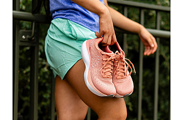 Image of Topo Athletic Atmos Running Shoes - Womens, Dusty Rose/White, 8, W069-080-DROWHT