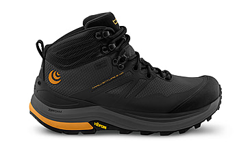 Image of Topo Athletic Trailventure 2 Waterproof Hiking Boots - Mens, Charcoal/Orange, 8.5, M054-085-CHAORG