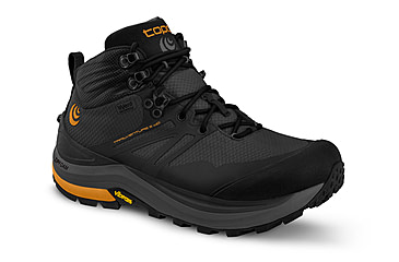 Image of Topo Athletic Trailventure 2 WP Waterproof Hiking Boots - Mens, Charcoal/Orange, 7.5 US, M054-075-CHAORG