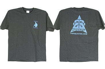 Image of Tops Knives T-Shirt Blue Black XL, XL TPTSBBXL