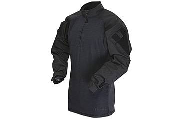 Image of TRU-SPEC 1/4 Zip Tactical Response Shirt - Men's, 2XL, Long, Black/Black, 2566027