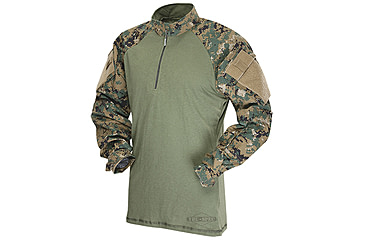 Image of TRU-SPEC 1/4 Zip Tactical Response Shirt - Men's, 2XL, Long, Olive Drab/Woodland Digital, 2569027