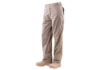 Image of Tru-Spec 24-7 Men's Classic Pants, Teflon, PolyCotton RipStop, Khaki, Size 50 1185093