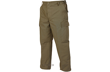 Image of TRU-SPEC BDU Pants, Cotton Ripstop - Men's, Olive Drab, Waist 36-38 in, Regular, 1559005