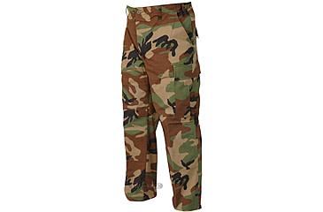 Image of TRU-SPEC BDU Cotton/Nylon Ripstop Pants - Men's, Woodland Camo, Extra Small, Short, 1276042