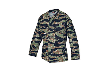 Image of TRU-SPEC Classic BDU Coat 100% Cotton Jacket - Mens, Tiger Stripe, XSR, 1590002