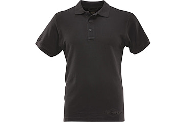 Image of Tru-Spec Men's Short Sleeve Classic Polo, Black, Small 4413003