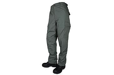 Image of Tru-Spec Mens Tru Basic P/C R/S W/ Zip Fly, Od Green, Extra Large, Regular 1830006