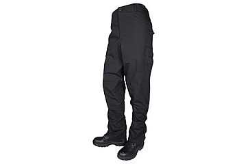 Image of Tru-Spec Mens Tru Basic P/C R/S W/ Zp Fly, Black, Small, Regular 1827003