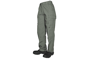 Image of Tru-Spec Mens TRU Simply Tactical Pants, Polyester/Cotton Rip-Stop w/ Cargo Pockets, Olive Drab, 52, 1421094