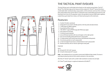 Image of TRU-SPEC Rip-Stop Classic Unhemmed Pants - Mens, Lapd Blue, Waist 54, Unhemmed, 1469095