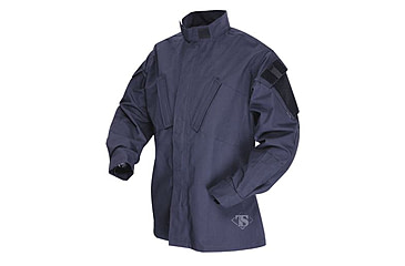 Image of Tru-Spec 1387002: TAC T.R.U.Shirts 50/50 Nylon/Cotton Rip-Stop, Navy, XSmall Regular