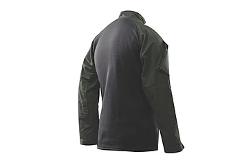 Image of Tru-Spec 2591007: T.R.U. 1/4 Zip Winter Combat Shirt 65/35 Polyester/Cotton Rip-Stop, Olive Drab, 2XLarge Regular