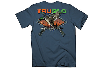 Image of TruGlo Shirt Duck Ss Indigo Large - TG999T1L
