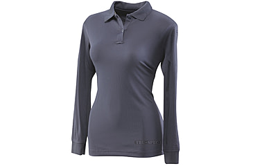 Image of Tru-Spec Polo Shirt, 24-7 Ladies Performance Navy Long Sleeve, S 4421003