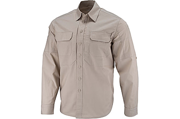 Image of TRYBE Tactical Ultra Utility Long Sleeve Tactical Shirt - Mens, Desert Tan, M, UULSTSDT-M