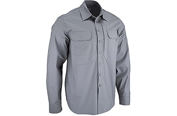 Image of TRYBE Tactical Ultra Utility Long Sleeve Tactical Shirt - Mens, Gray, M, UULSTSGRY-M