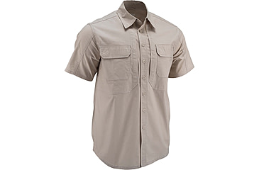Image of TRYBE Tactical Ultra Utility Short Sleeve Tactical Shirt - Mens, Desert Tan, M, UUSSTSDT-M