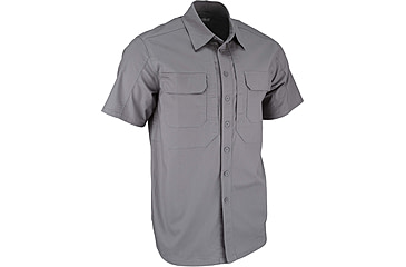 Image of TRYBE Tactical Ultra Utility Short Sleeve Tactical Shirt - Mens, Gray, L, UUSSTSGRY-L