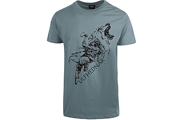 Image of Ulfhednar Wolf &amp; Viking T-Shirt - Mens, Grey, Small, UH903-S