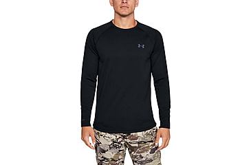 Image of Under Armour Base 4.0 Crew Top - Mens, Black, 2XL, 13533490012X