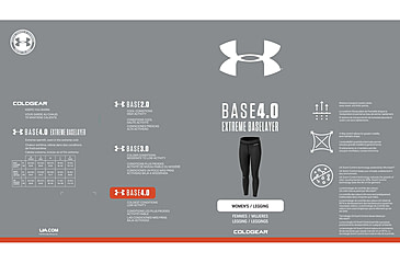 Image of Under Armour ColdGear 4.0 Legging - Women's, Extra Small, Black, 1343323001XS