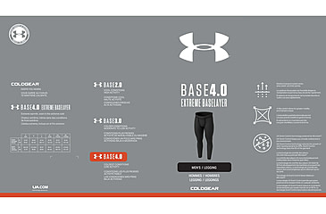 Image of Under Armour ColdGear Base 4.0 Legging - Men's, 2XL, Black, 13432450012X