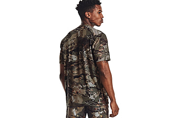 Image of Under Armour Iso-Chill Brushline Short Sleeve Shirt - Mens, UA Forest All Season Camo, Medium, 1361310994MD