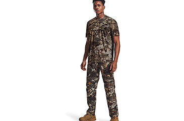 Image of Under Armour Iso-Chill Brushline Short Sleeve Shirt - Mens, UA Forest All Season Camo, Medium, 1361310994MD