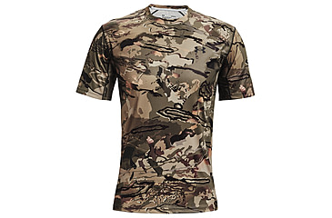 Image of Under Armour Iso-Chill Brushline Short Sleeve Shirt - Mens, UA Forest All Season Camo, Medium, 1361310994MD