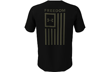 Image of Under Armour Freedom Flag T-Shirt - Men's, Black/Marine OD Green, 3XL, 13708100043X