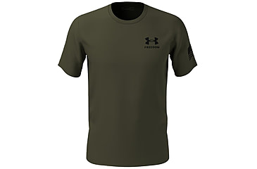 Image of Under Armour New Freedom Flag T-Shirt - Mens, Marine OD Green / Black, 2XL, 13708103912X